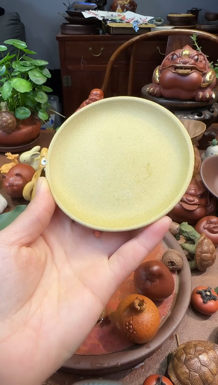 紫砂茶宠段泥小杯垫