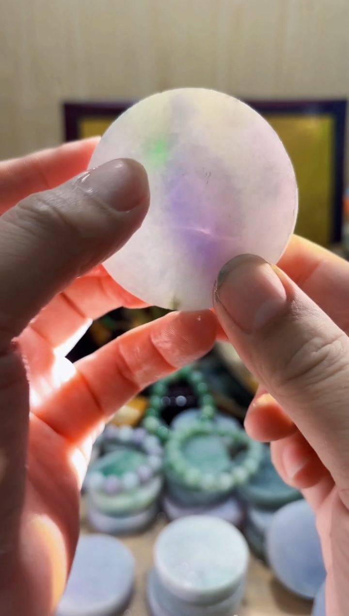 翡翠挂件未镶嵌A货常星2745