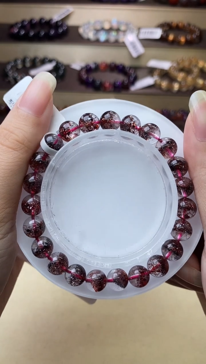 【闪购商品】水晶手链未镶嵌金草莓超七8m+