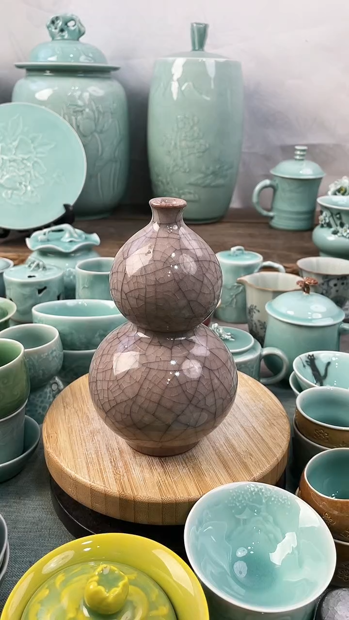 【闪购商品】纯手工 特价 微瑕 慧仙青瓷