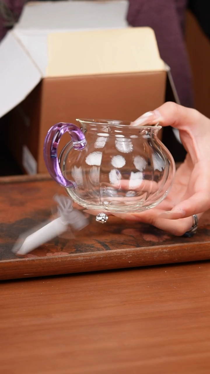 【闪购商品】禾器/晶彩璀璨茶海/浅紫