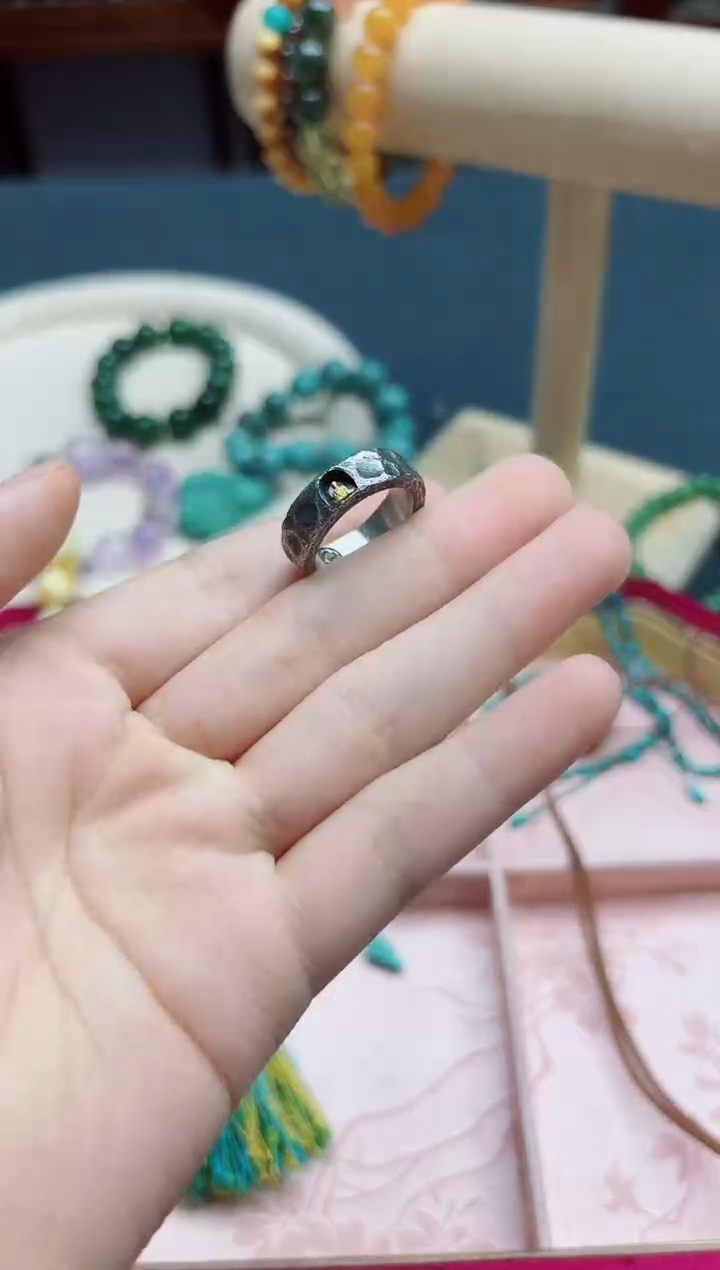 925银戒指/指环S925银18#念一戒指*1 念一造物