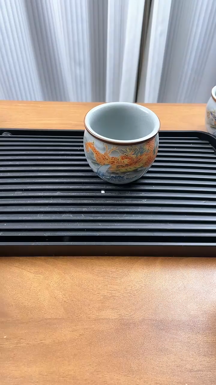 【闪购商品】瓷片福缘堂茶具甄选-祥龙主人杯