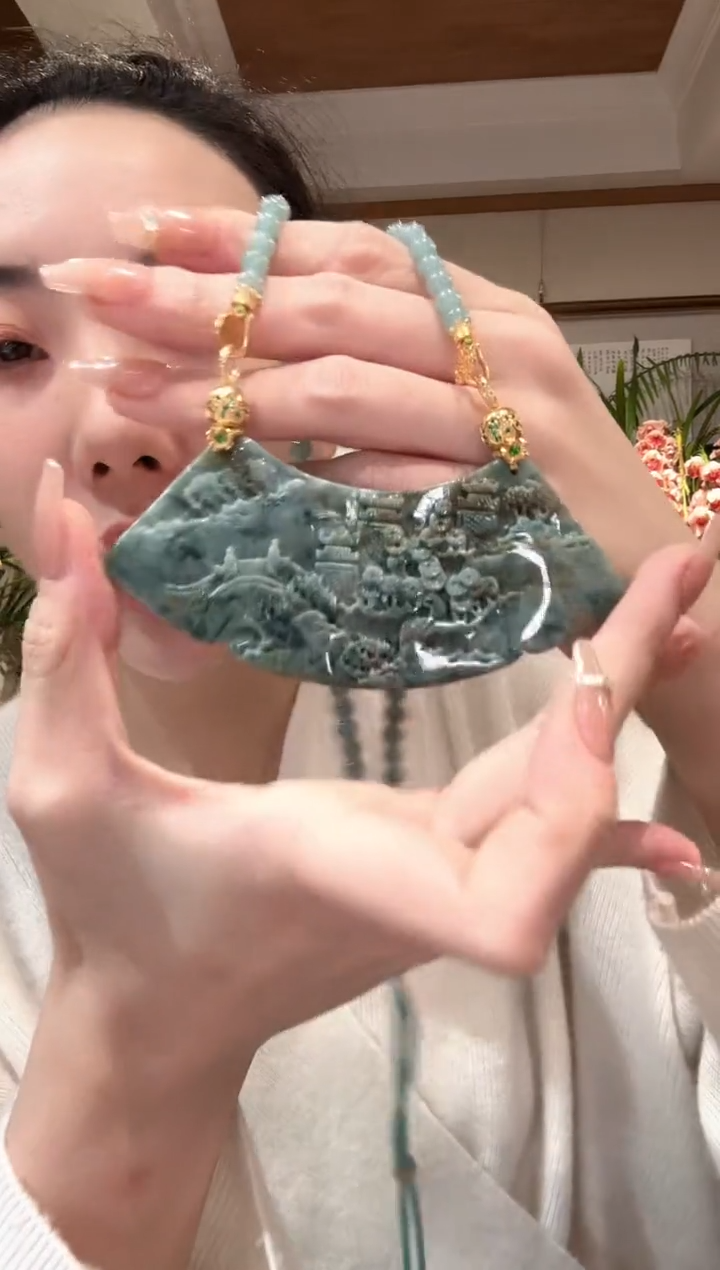 【闪购商品】翡翠颈饰未镶嵌国风
