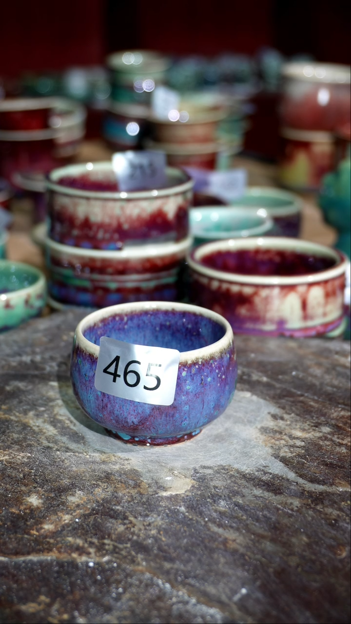 摆件精品窑变钧瓷茶器