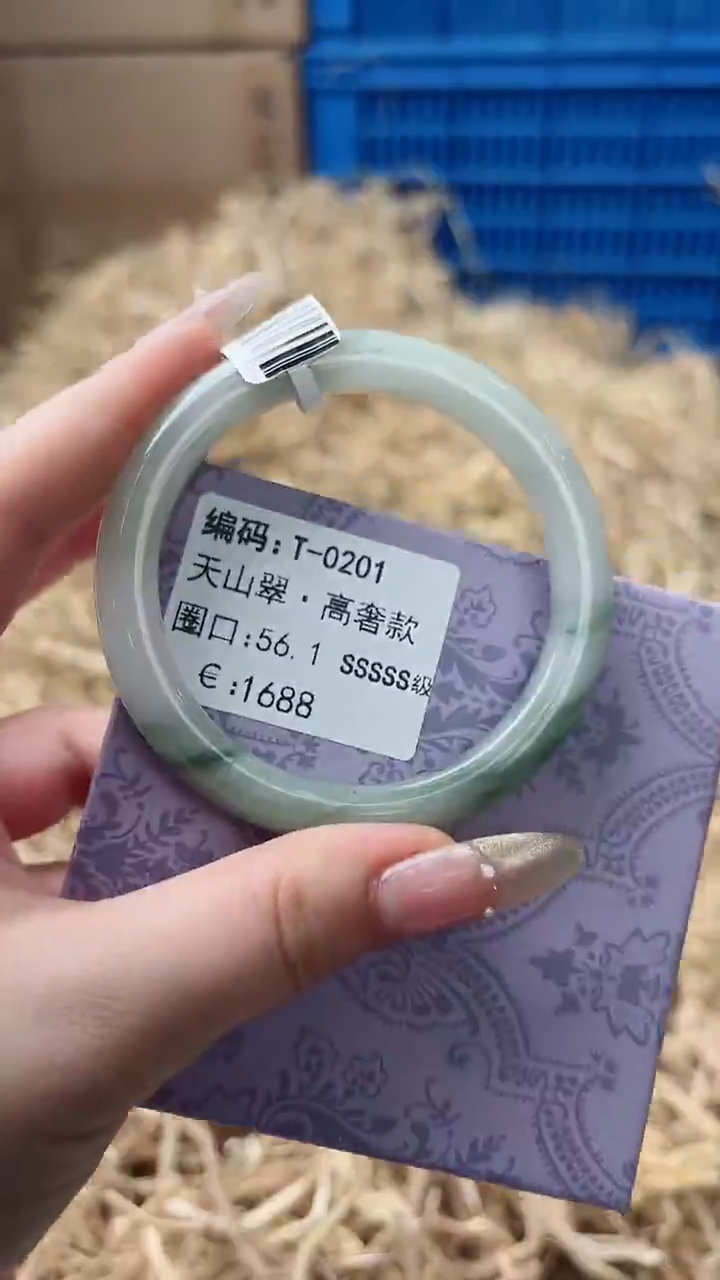 未镶嵌手镯石英质玉T-0201