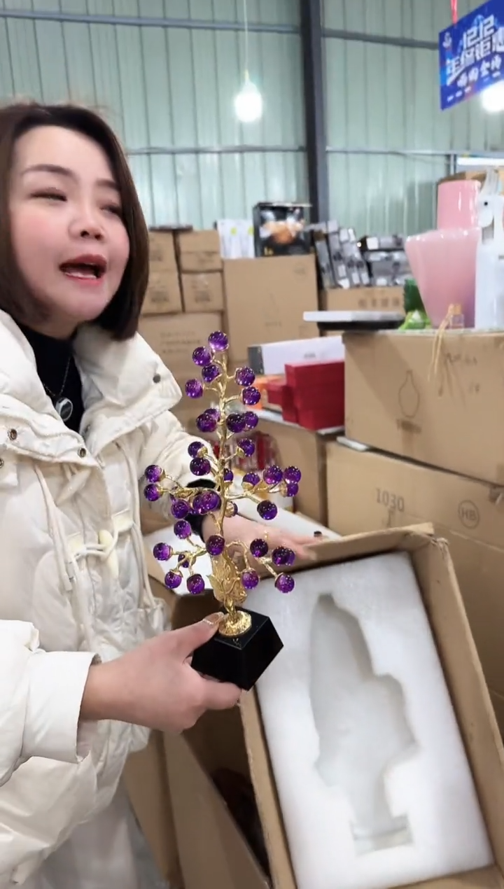 【闪购商品】玻璃于清花器W-早87