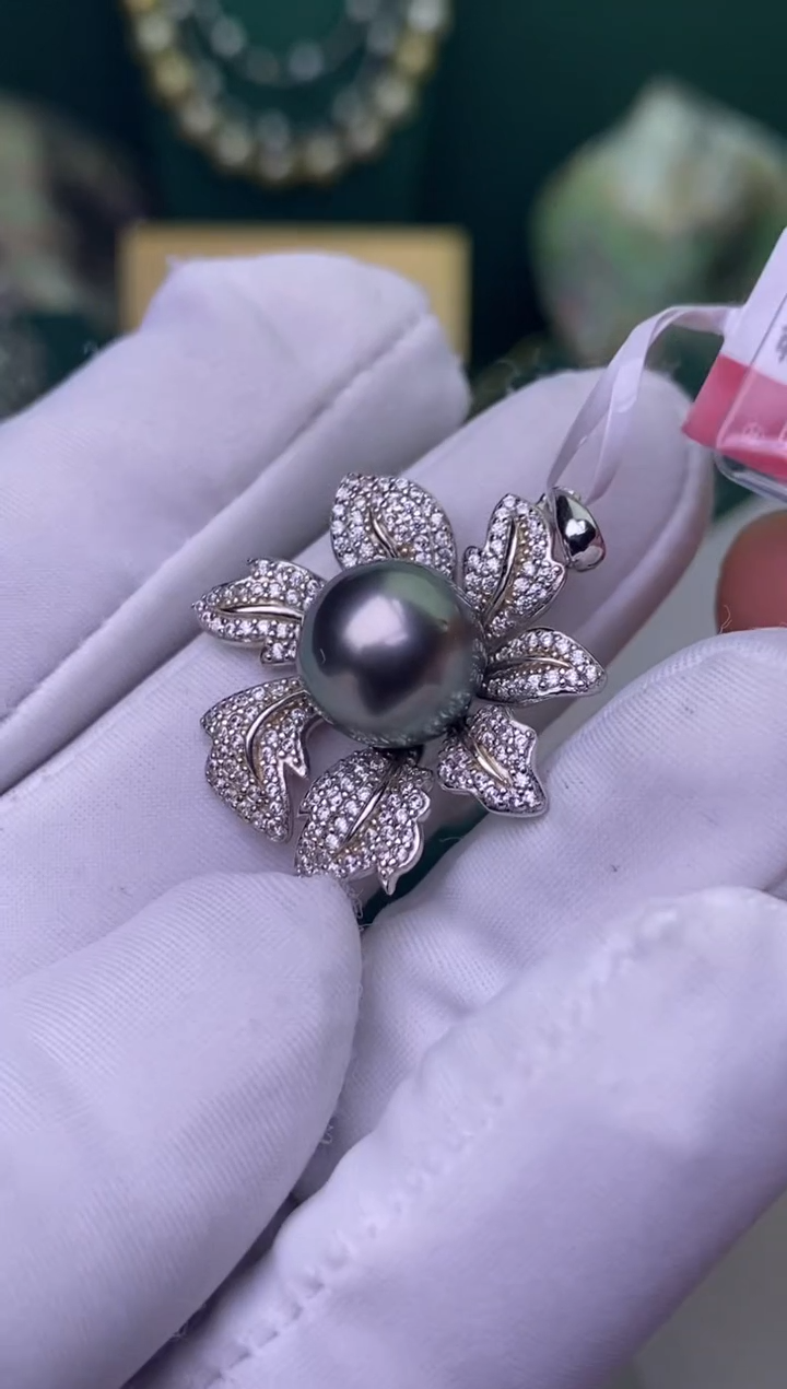 【闪购商品】海水珍珠颈饰银S925镶嵌12