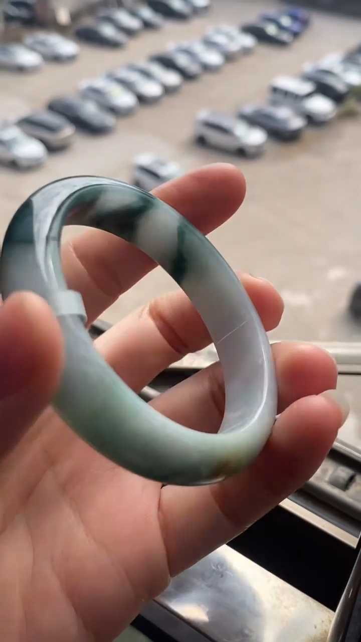 未镶嵌手镯翡翠//20255009   53*