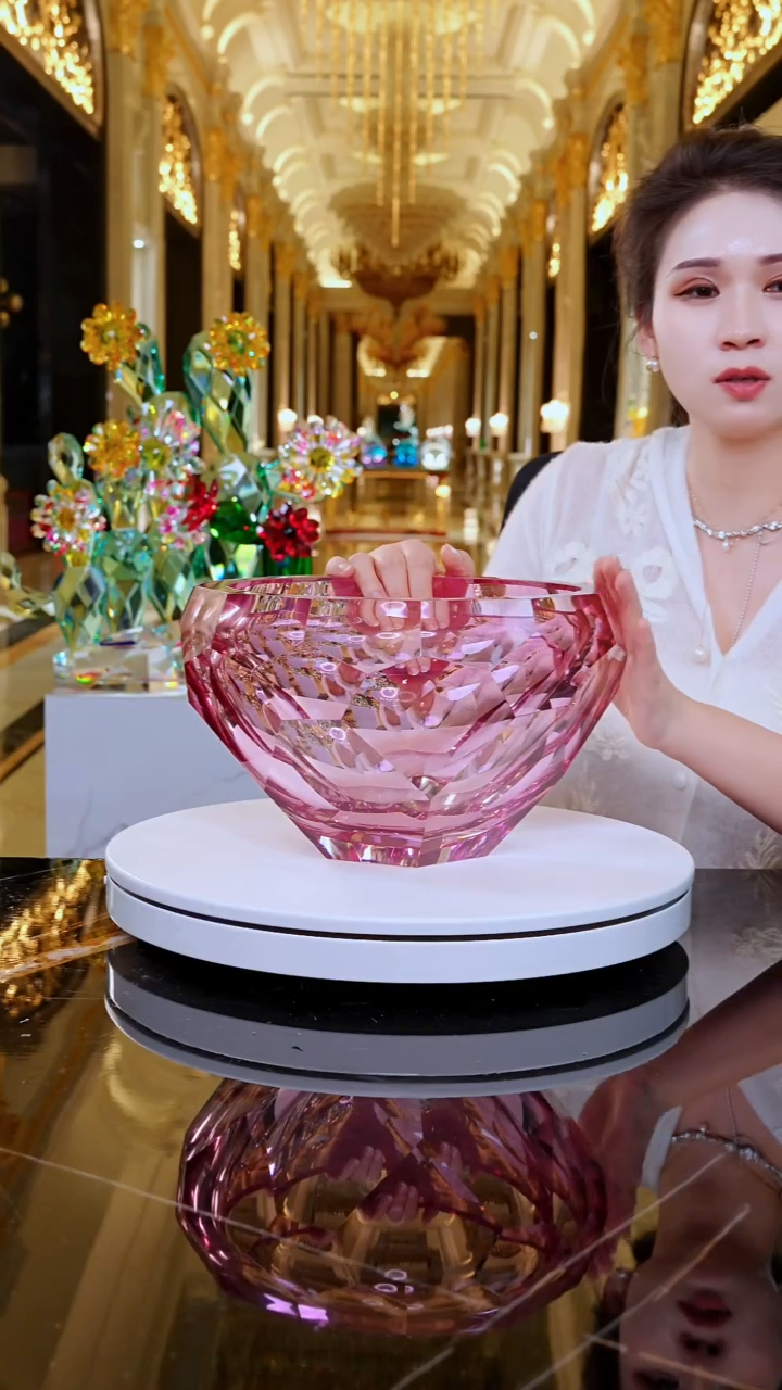 摆件YB00427琉璃艺术果碗