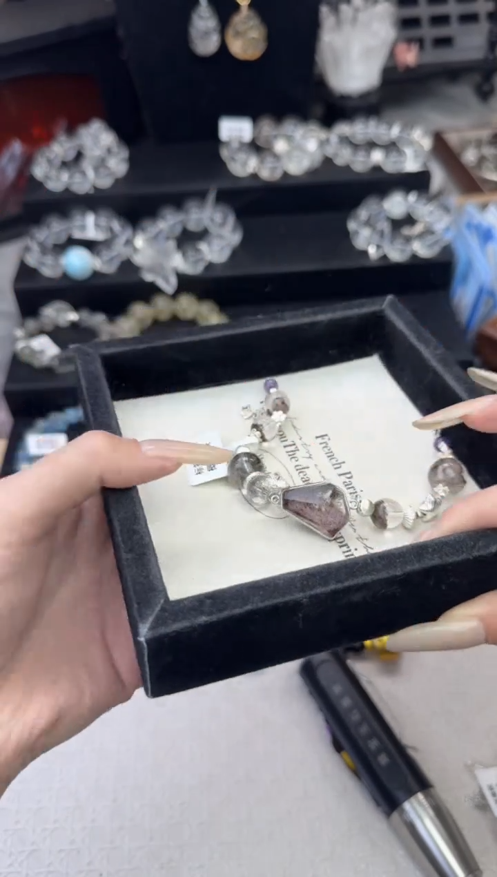 水晶手链未镶嵌天然水晶 多样性发货