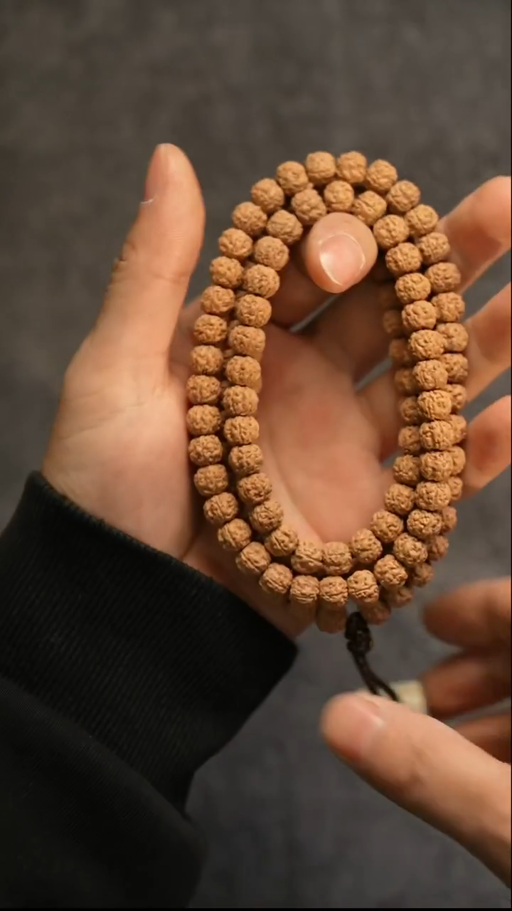 手串金刚菩提原籽黄点龙108 8mm