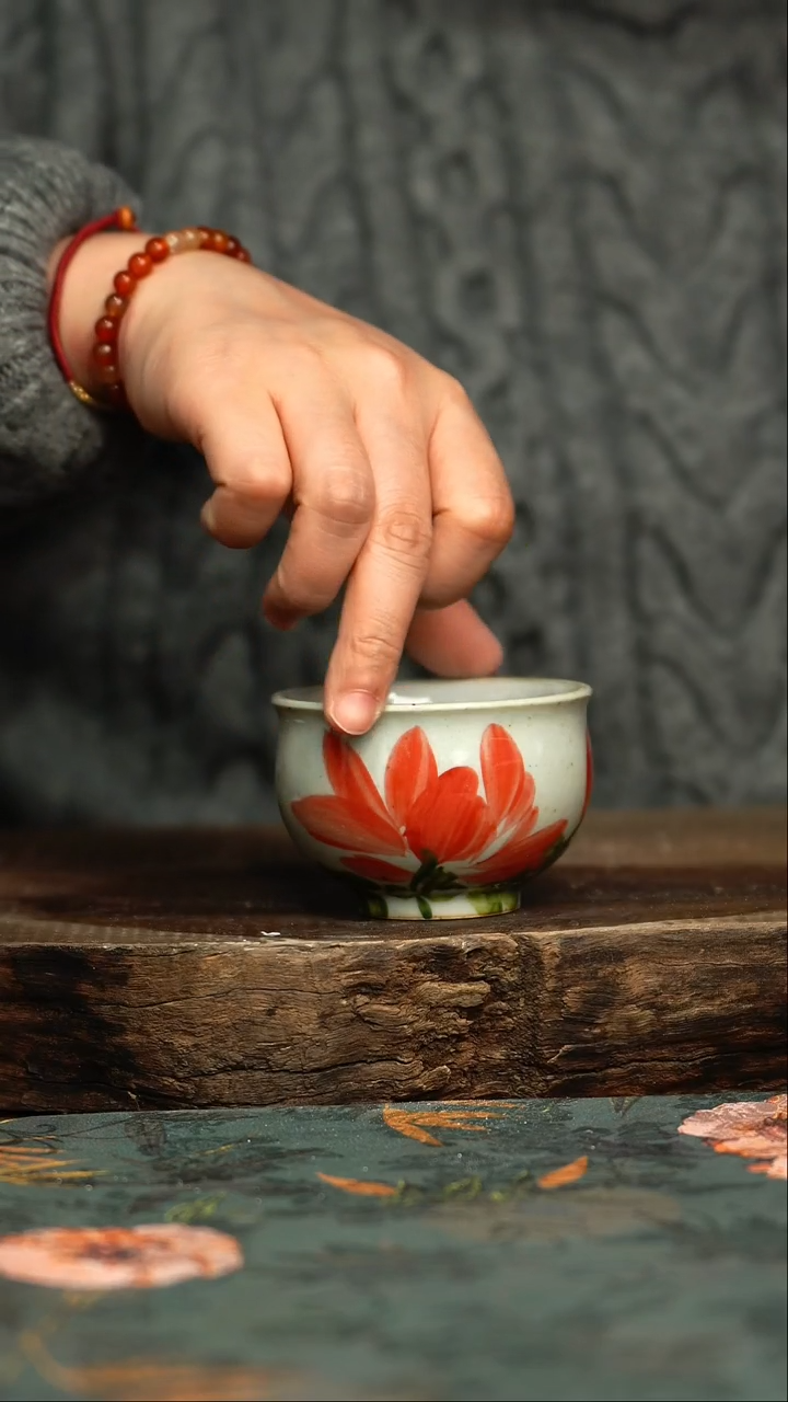 【闪购商品】杯杯手工手绘同款陶器