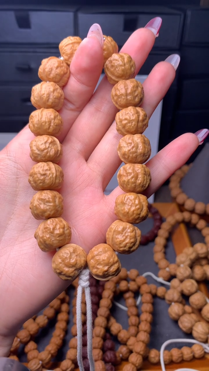【闪购商品】猴头核桃手串17蟾宗