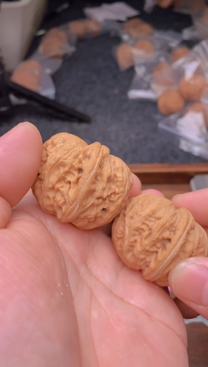 【闪购商品】文玩核桃把件G297号43尺元宝