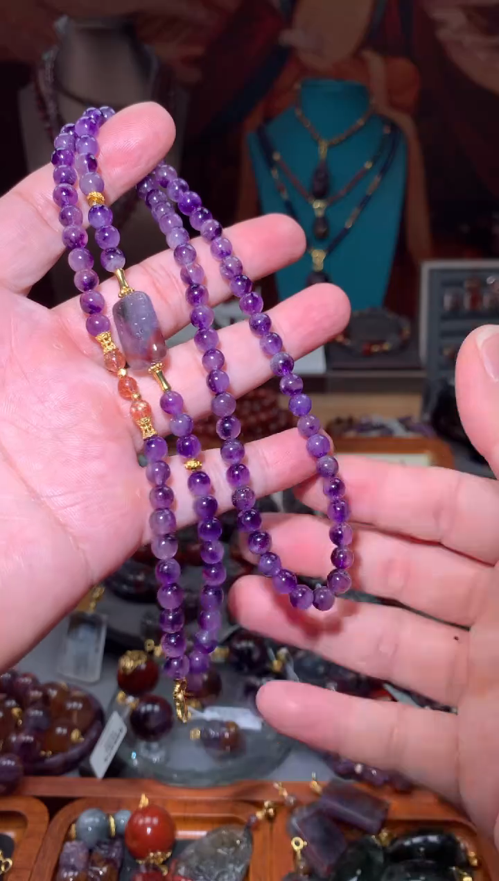 未镶嵌珠宝半成品水晶超七万能链，多样性