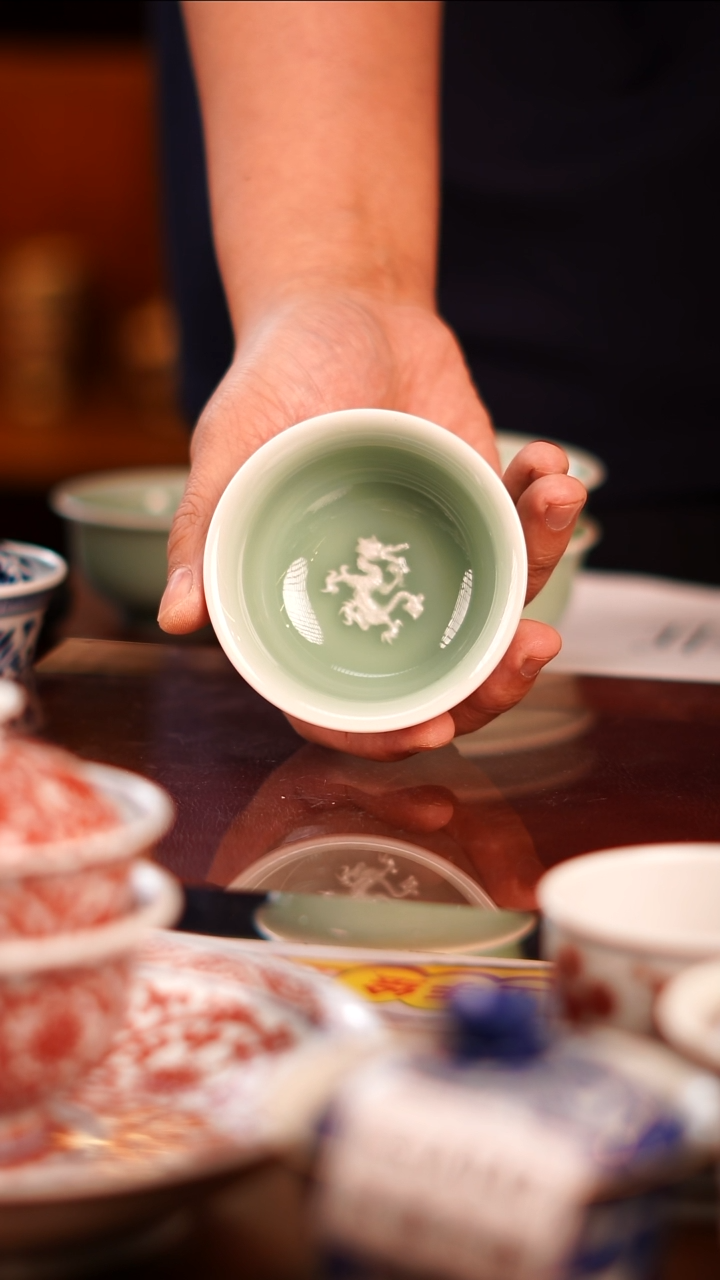 【闪购商品】手工雕刻生肖主人杯龙14