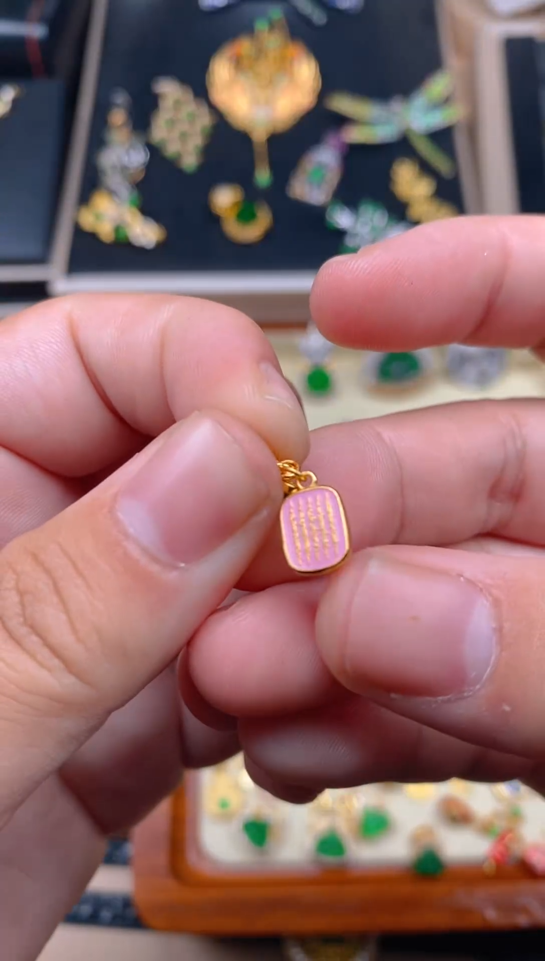 【闪购商品】翡翠吊坠(不含链)银S925镶嵌配饰