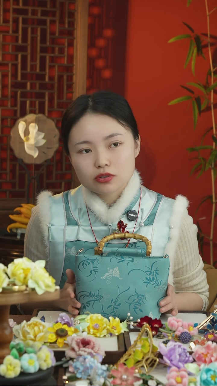 刺绣闪购纯手工非遗国风饰品