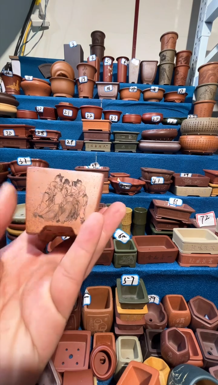 【闪购商品】紫砂紫砂花盆4.5*4