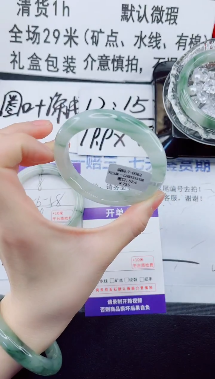 未镶嵌手镯石英质玉9-52