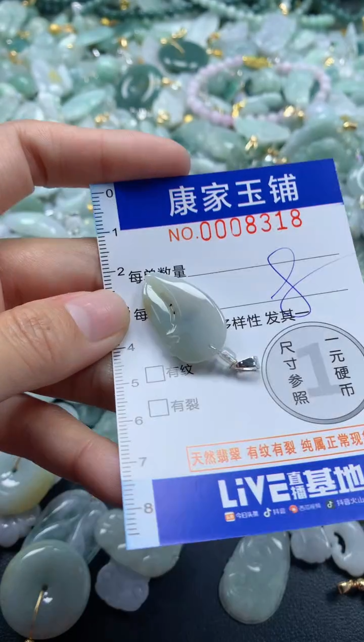 颈饰未镶嵌翡翠8318