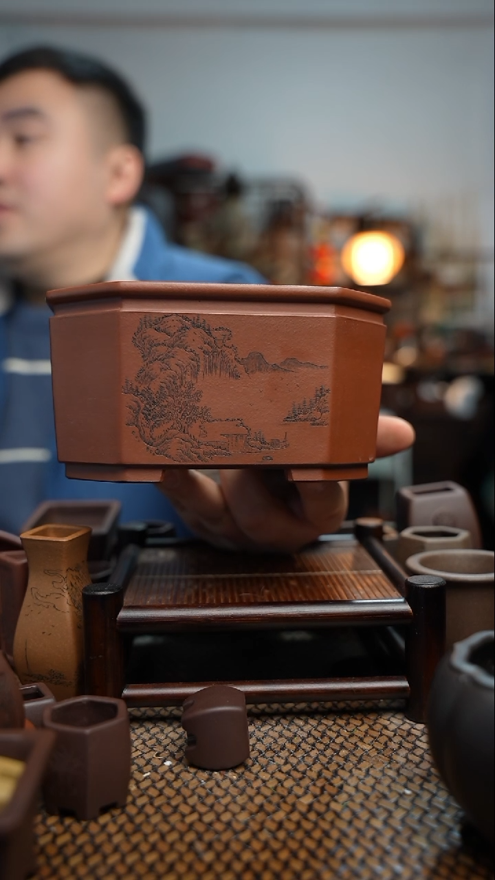 【闪购商品】紫砂花盆長木軒精品紫砂