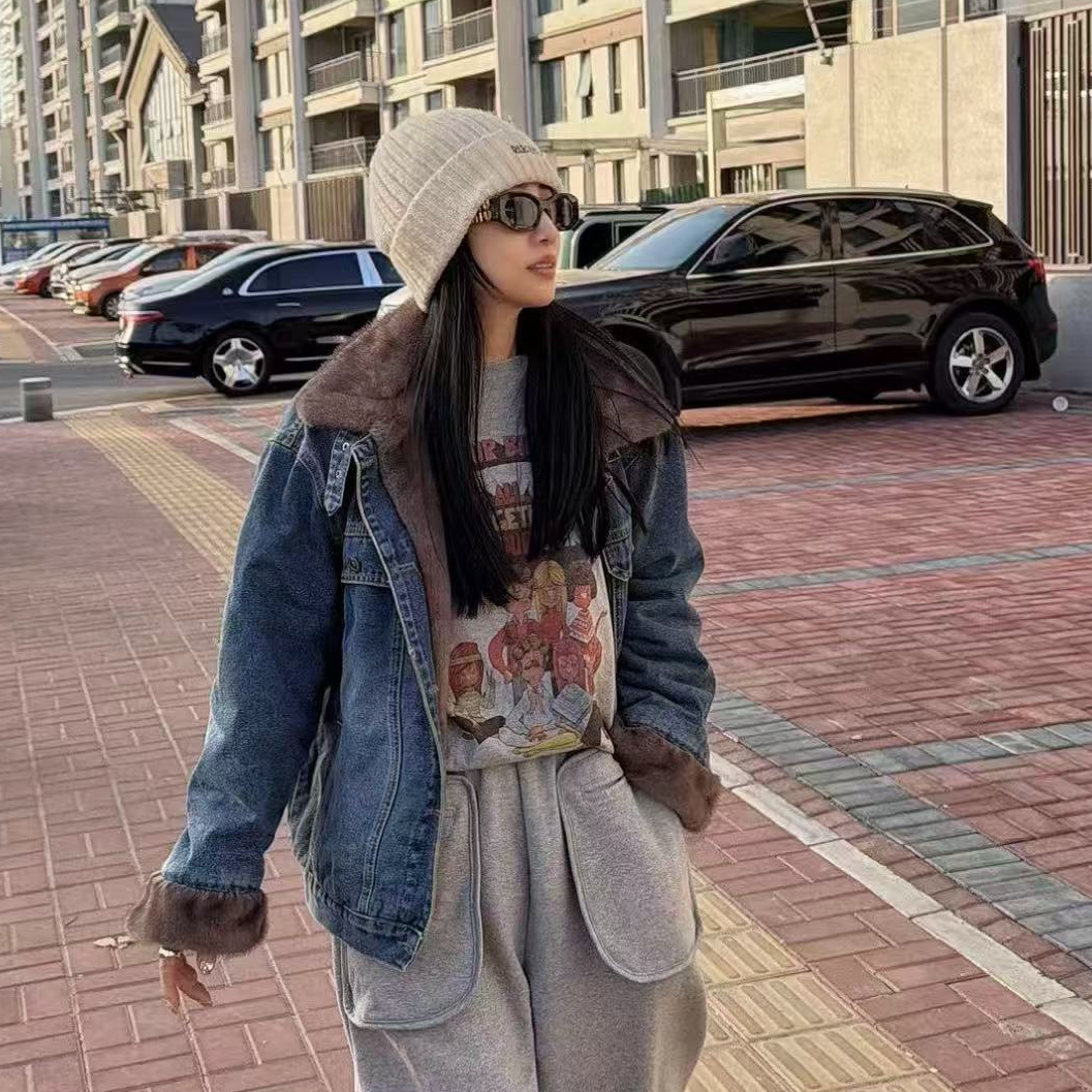 娜一家   东大门新款牛仔外套