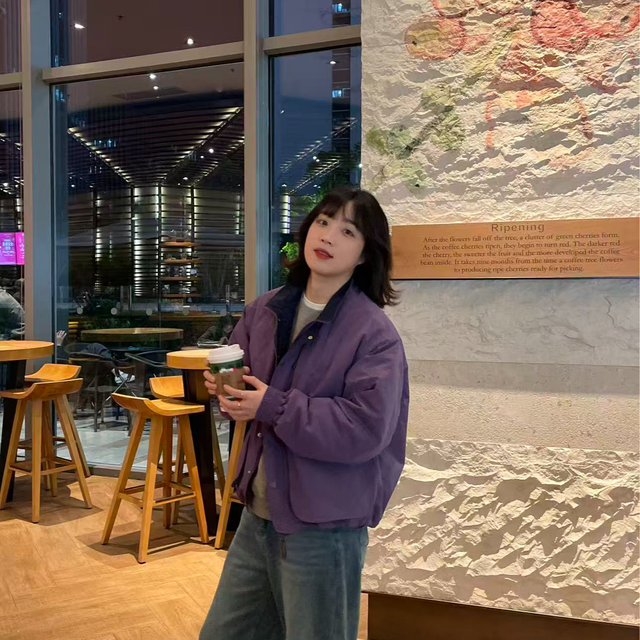 Sevbasks 七七家韩版 东大门设计款两色立领拼色休闲百搭棉服