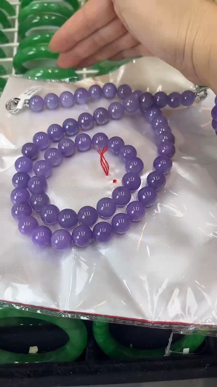 【闪购商品】砖雕闪19 紫罗兰项链+手串