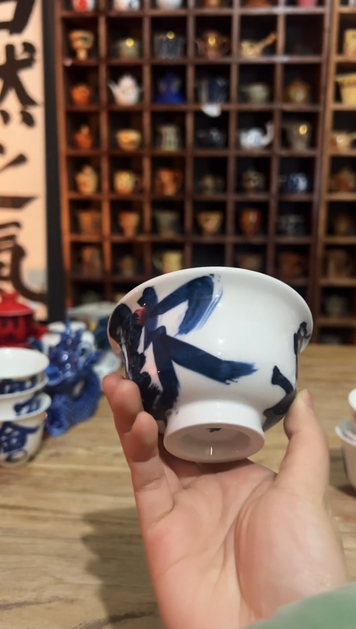 【闪购商品】观云听雨原创手绘茶具