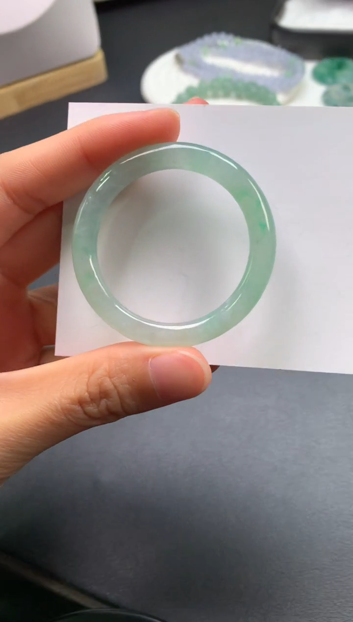 未镶嵌定制翡翠0534109791（37*5.5*5.7）