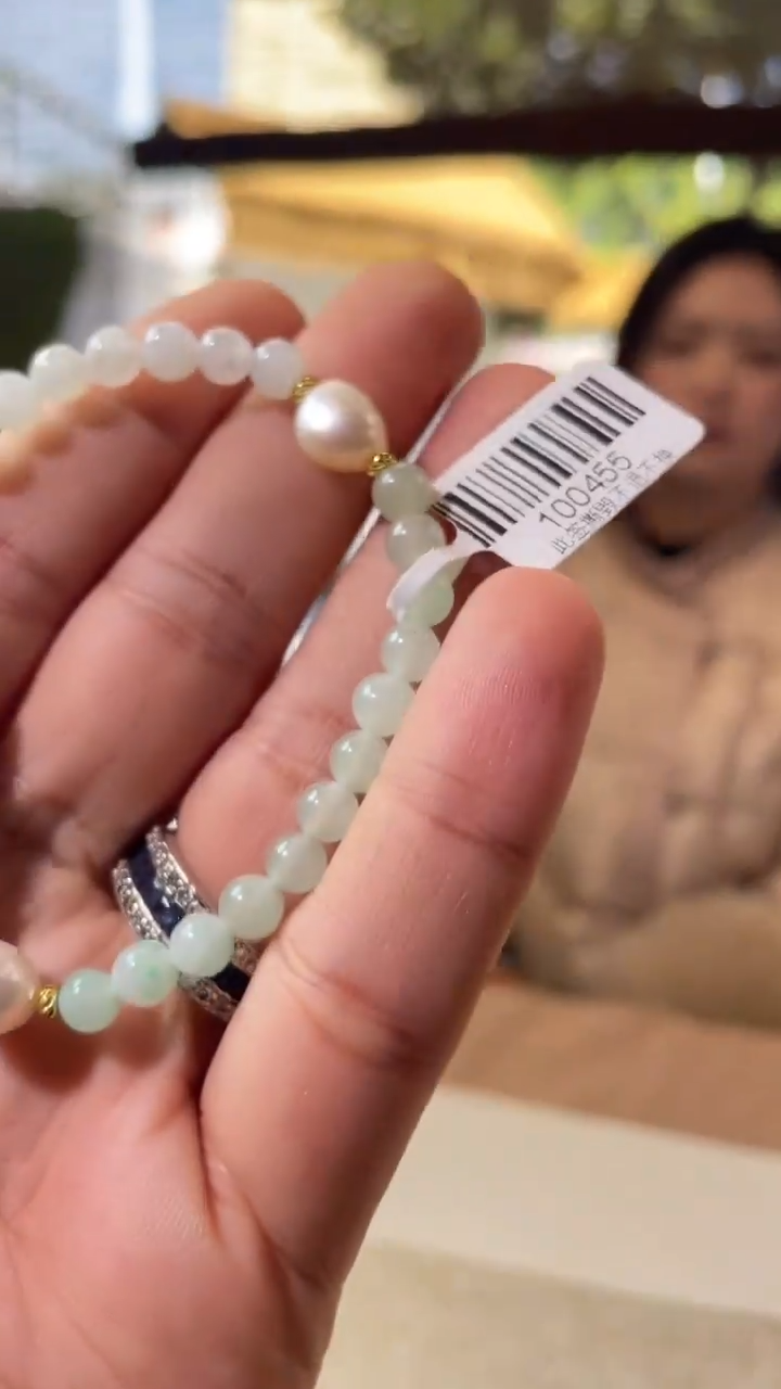 未镶嵌手链翡翠珠串