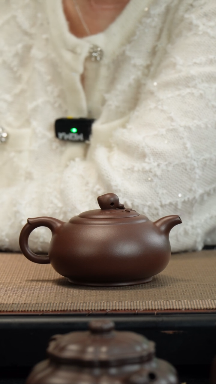 【闪购商品】紫砂茶壶底槽清圣桃