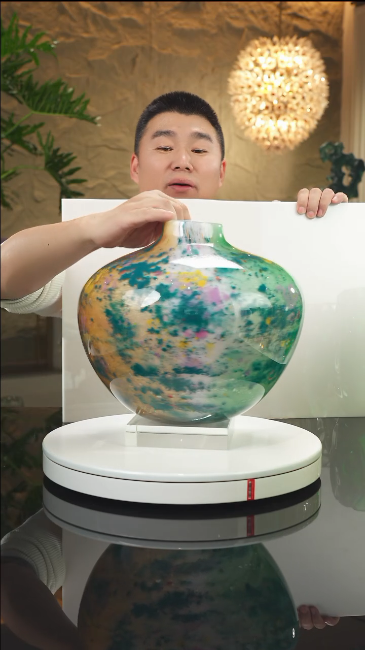 【闪购商品】瓷片设计款花瓶摆件