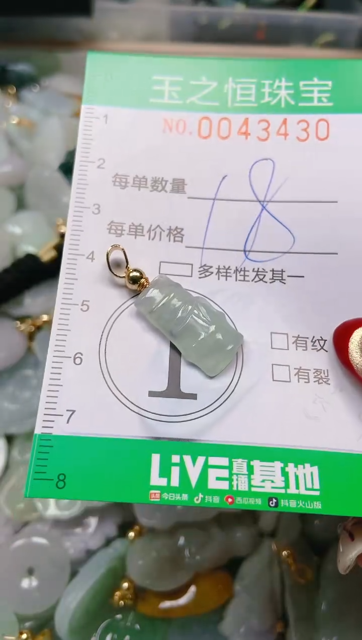 【闪购商品】翡翠颈饰未镶嵌闪购0043430