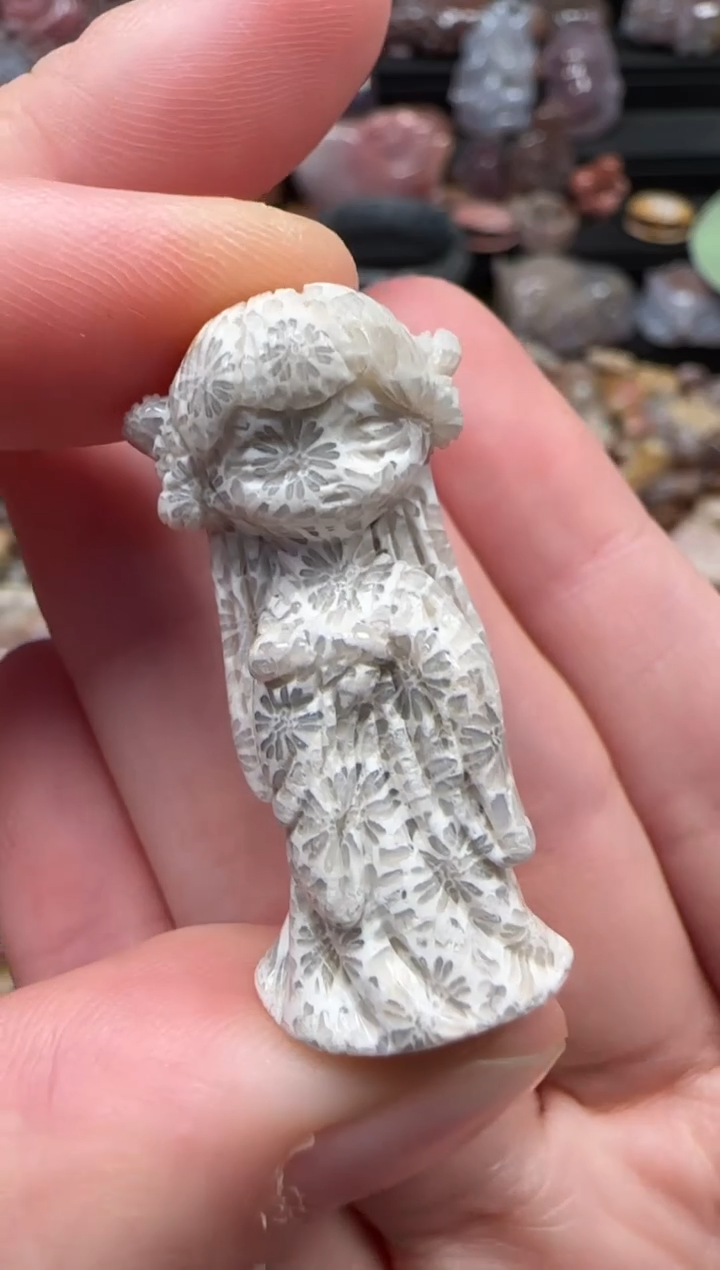 颈饰未镶嵌硅化珊瑚（珊瑚玉）111