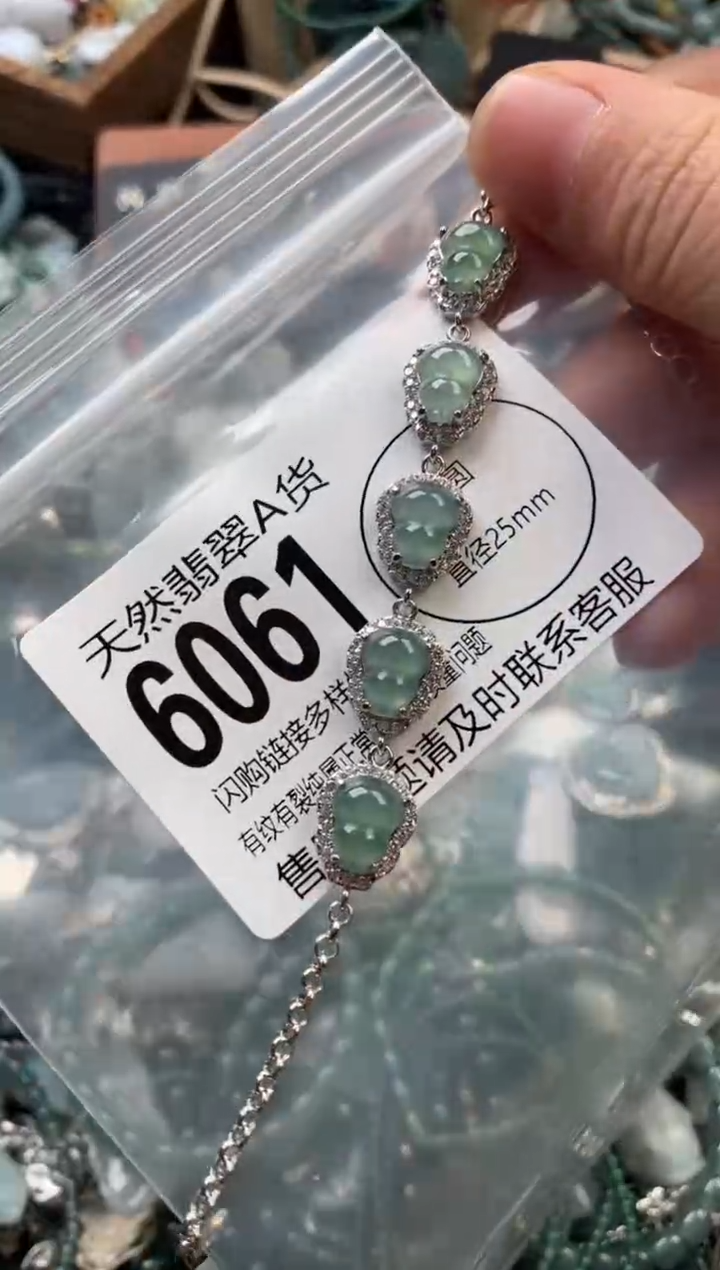颈饰未镶嵌翡翠翡翠6061