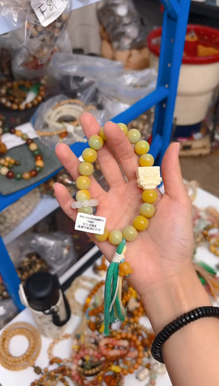 吊坠菩提根/象牙果新款青柠手持