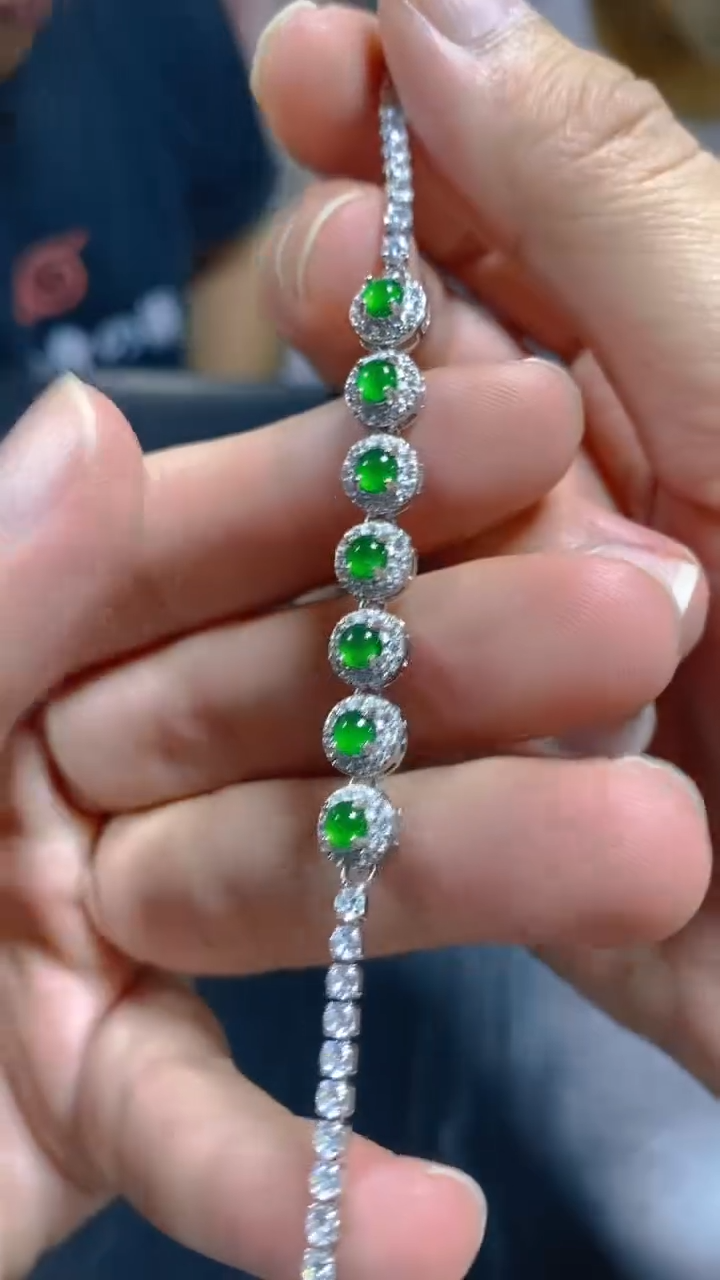 【闪购商品】翡翠手链未镶嵌0799741907多样性发一