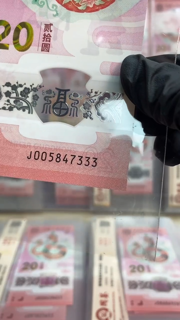 【闪购商品】塑料蛇钞 真钞【单张】7333