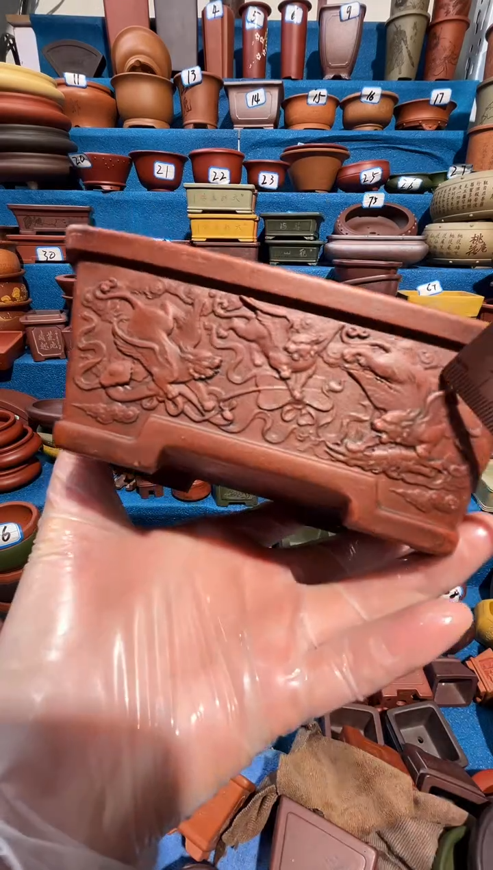 【闪购商品】紫砂紫砂花盆14*10*5