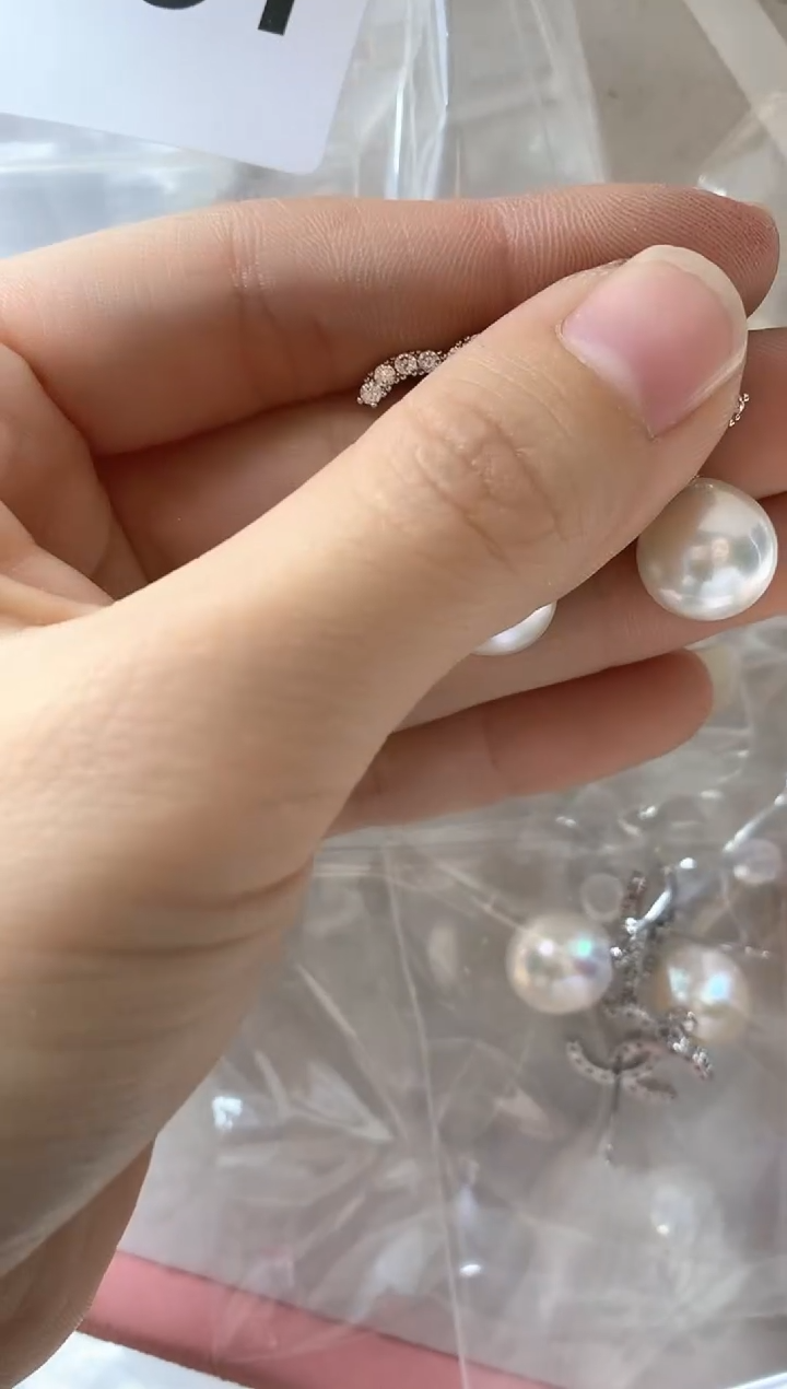 未镶嵌耳饰淡水珍珠多样性发其一