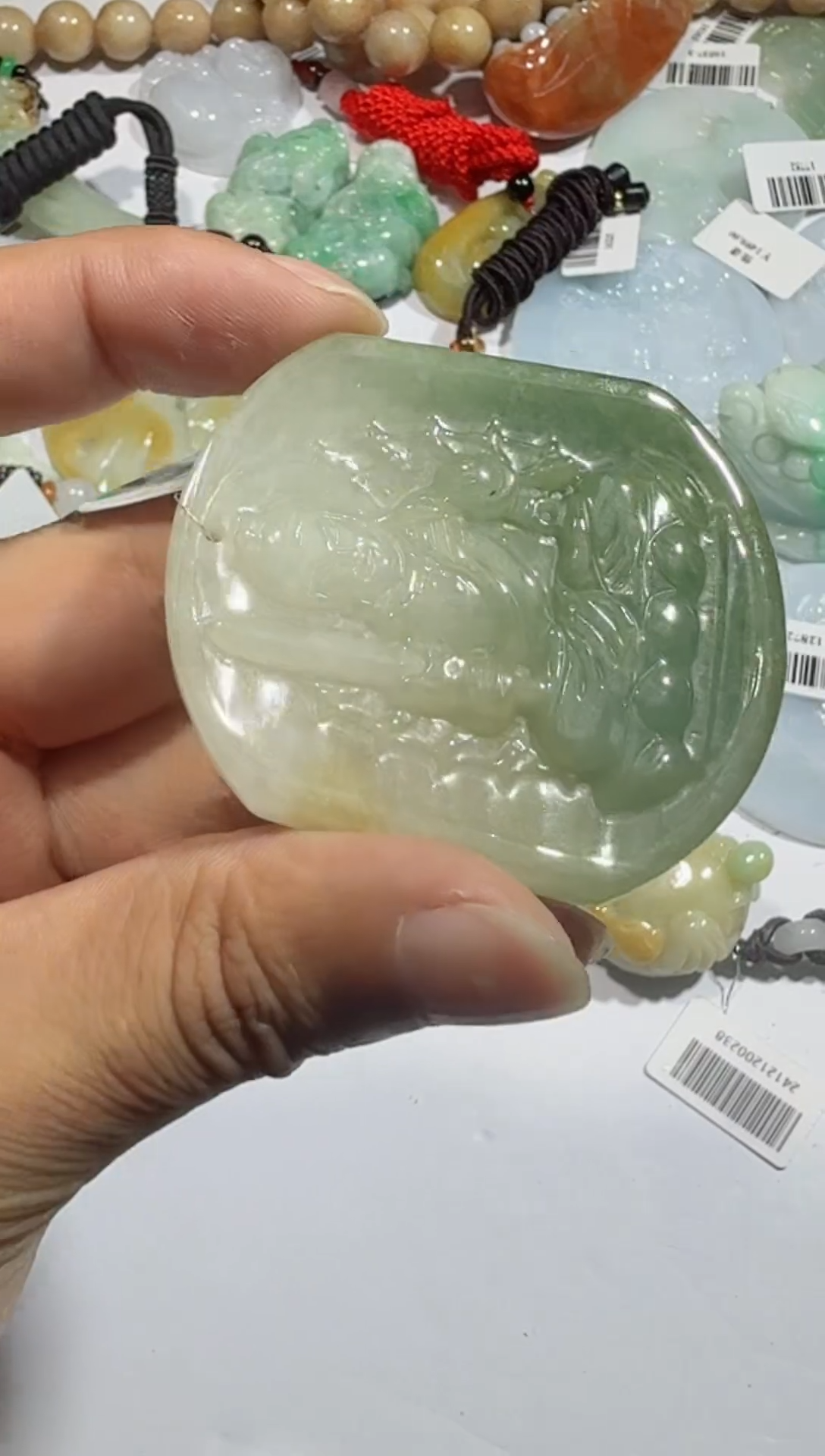 【闪购商品】翡翠吊坠(不含链)未镶嵌00001634