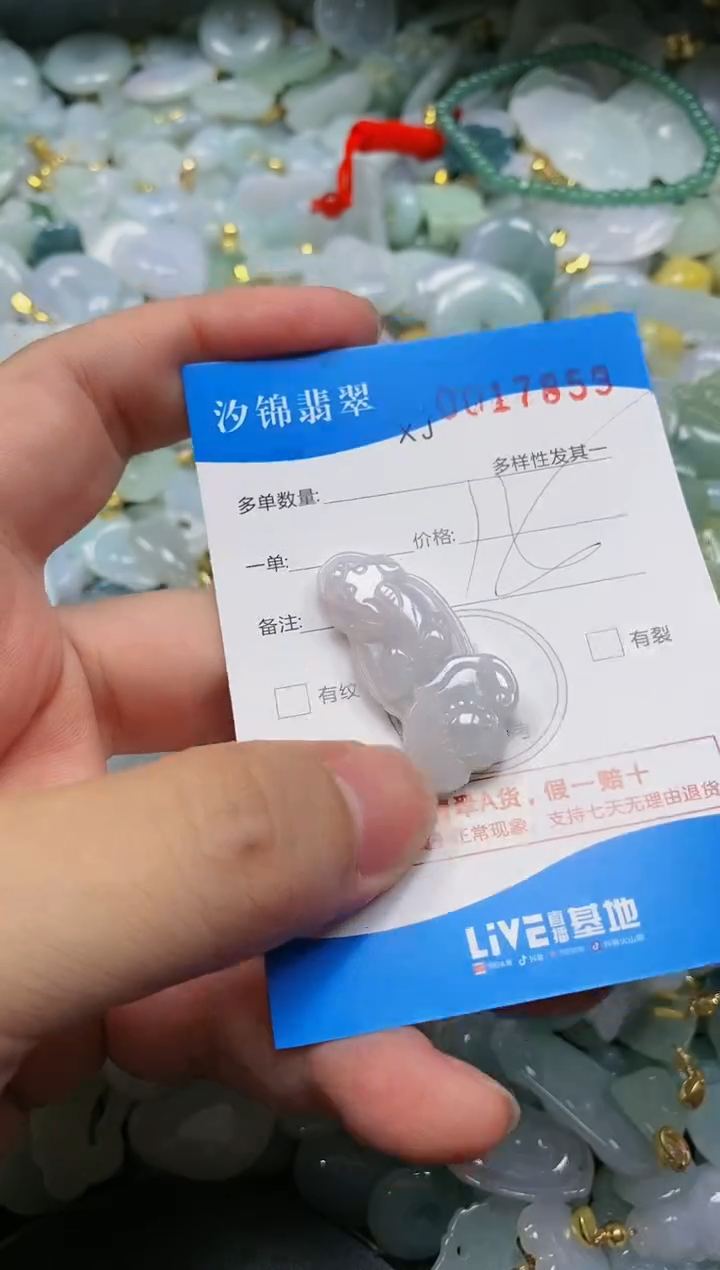 翡翠未镶嵌颈饰闪购商品0017859