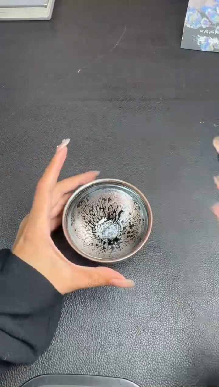 茶盏裴春元彩金盏82