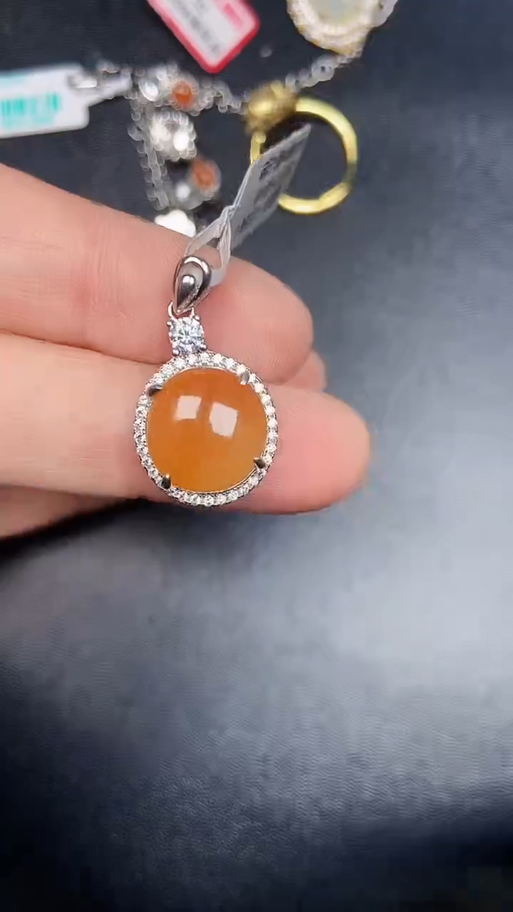 银S925镶嵌戒指翡翠2710