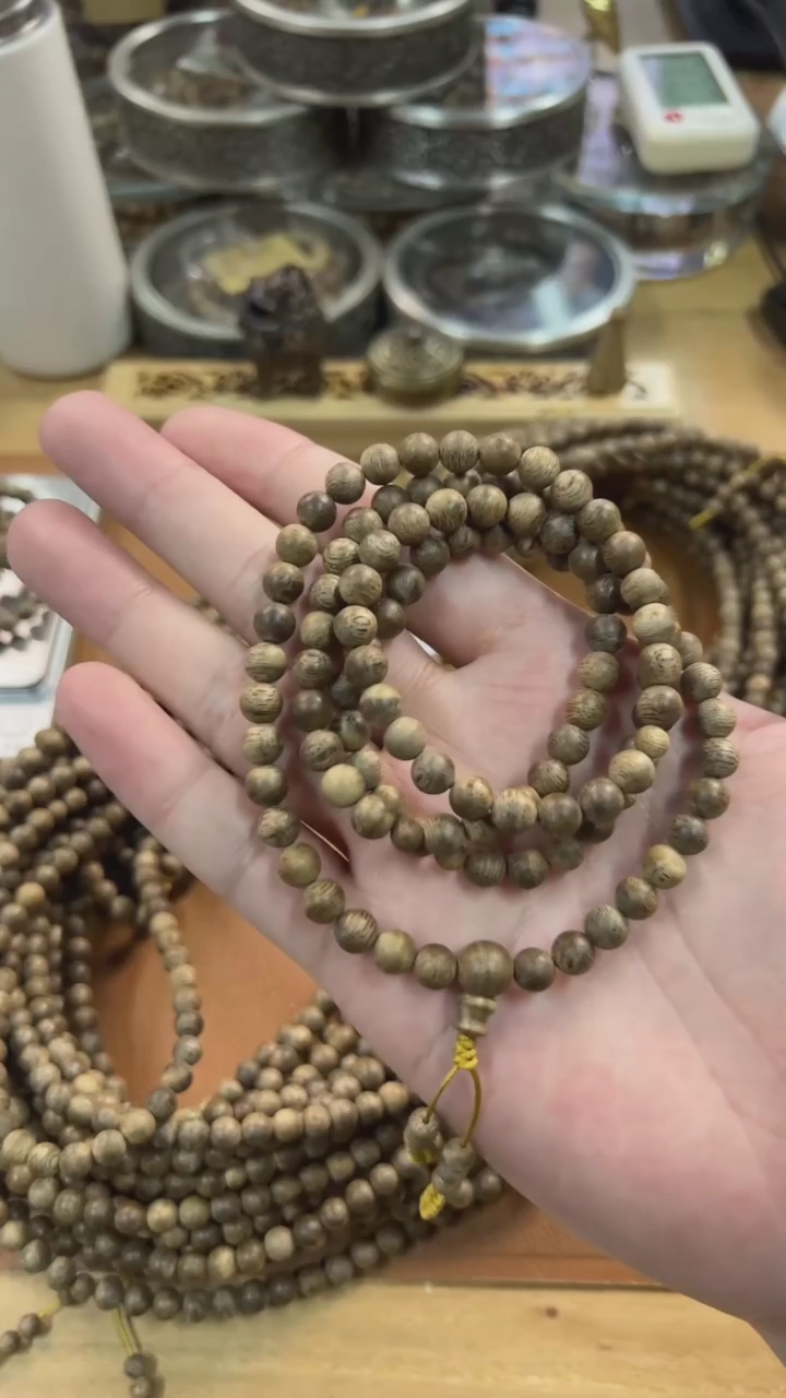 【闪购商品】沉香手串文莱7mm念珠04013405