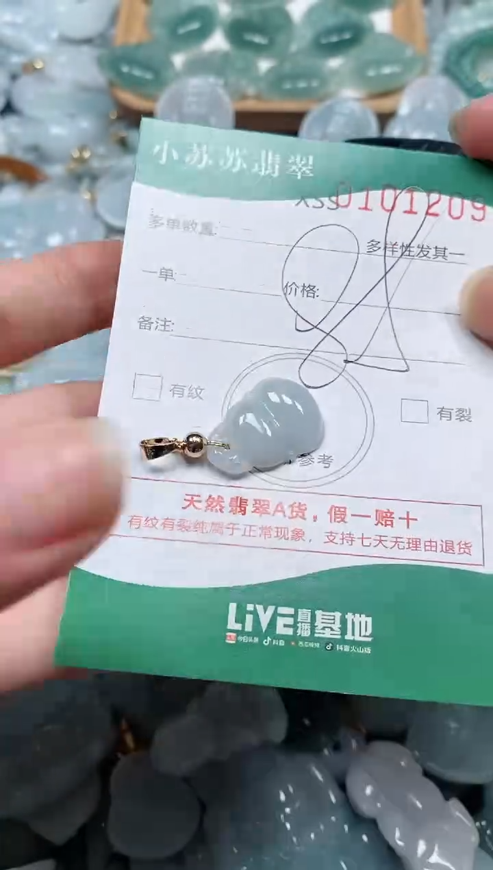 【闪购商品】翡翠颈饰未镶嵌闪购商品0101209