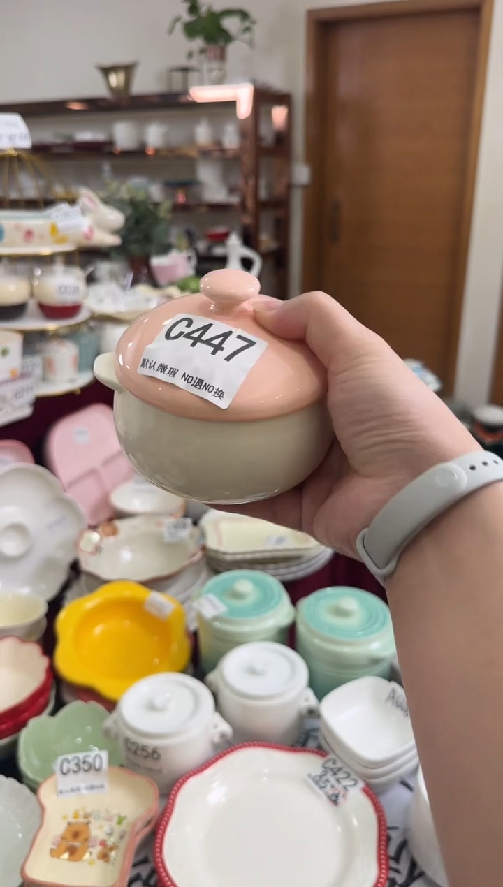 摆件陶C447 库存陶瓷餐具微瑕